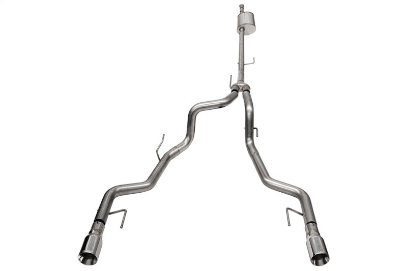 CORSA Performance Corsa 2022-2024 2023 Ford F-150 SuperCrew/5.5ft Bed 5.0L V8 Sport Cat-Back Dual Rear Exit-Polished