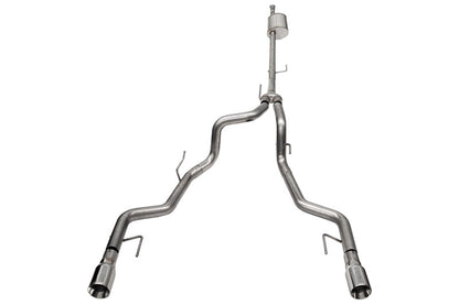 CORSA Performance Corsa 2022-2024 2023 Ford F-150 SuperCrew/5.5ft Bed 5.0L V8 Sport Cat-Back Dual Rear Exit-Polished