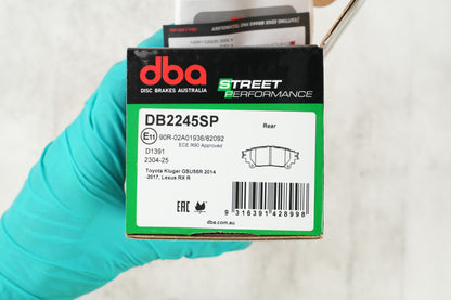 DBA 16-18 Lexus GS200t (Excl F Sport) Rear SP Performance Brake Pads