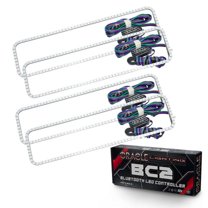 ORACLE Lighting Oracle GMC Yukon 92-99 Dual Halo Kit - ColorSHIFT w/ BC1 Controller