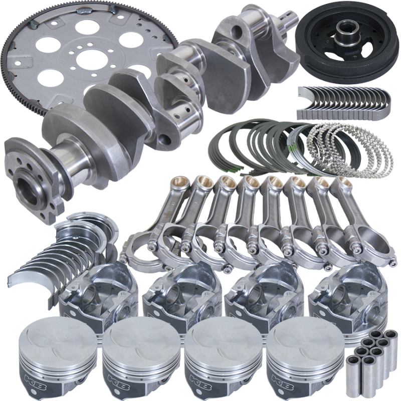 Eagle Chevy 400 3.750in Crank 5.700in I-Beam Rods -7cc Flat Top 4.185in Pistons Balanced Assembly