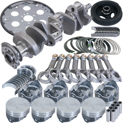 Eagle Chevy 400 3.750in Crank 5.700in I-Beam Rods -7cc Flat Top 4.155in Pistons Balanced Assembly
