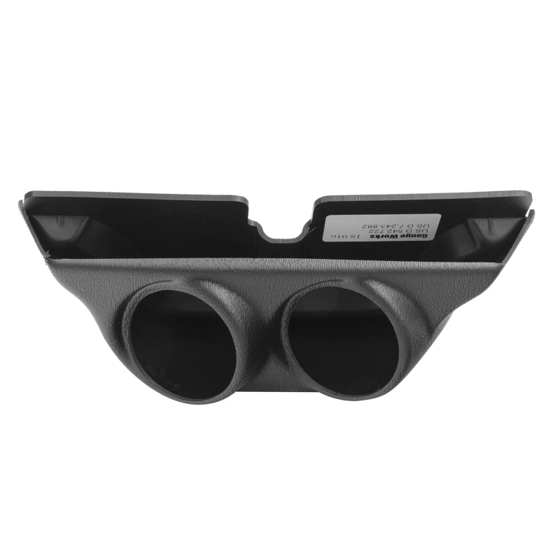 Autometer 99-04 Ford Super Duty / 03-07 Dodge Ram Black Dual Overhead Console Pod