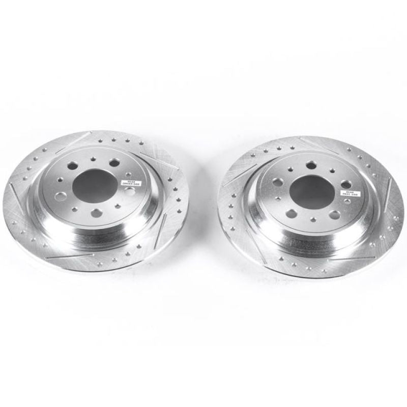 PowerStop Power Stop 99-00 Volvo S70 Rear Evolution Drilled & Slotted Rotors - Pair
