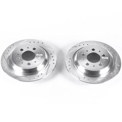 PowerStop Power Stop 99-00 Volvo S70 Rear Evolution Drilled & Slotted Rotors - Pair