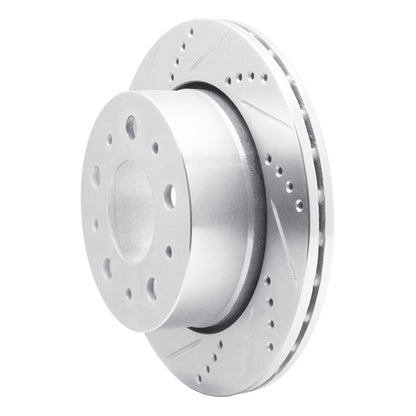 R1 Concepts R1 14-21 Ram Promaster 2500 Rear Left Drilled & Slotted Silver Brake Rotor