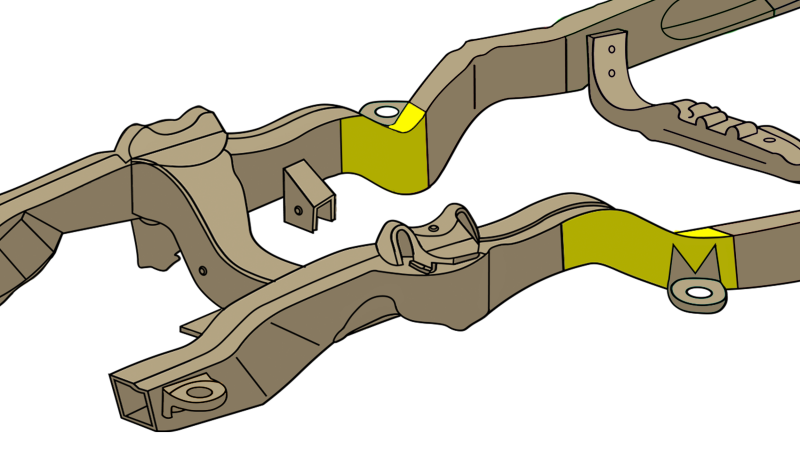Rustbuster Front Frame Section Right Side