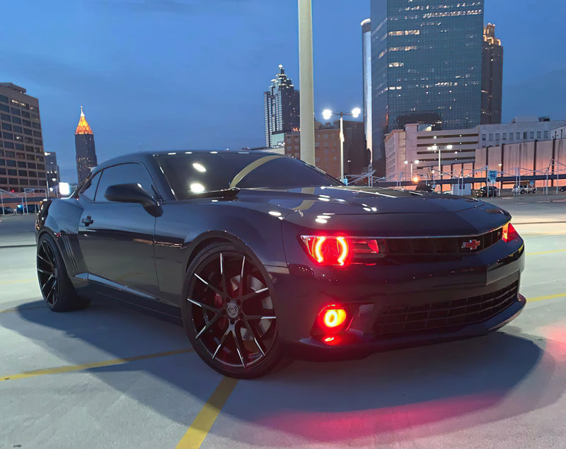 ORACLE Lighting Oracle Chevrolet Camaro Non-RS 14-15 Halo Kit Round Style - ColorSHIFT