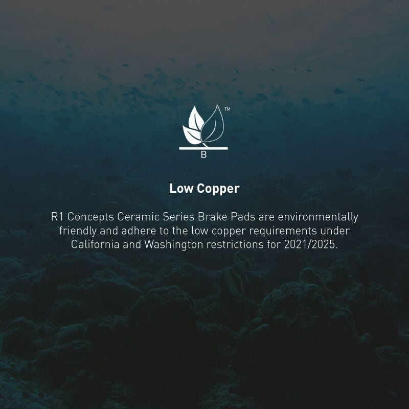 R1 Concepts R1 08-17 Audi A5 Front R1 Ceramic Brake Pads
