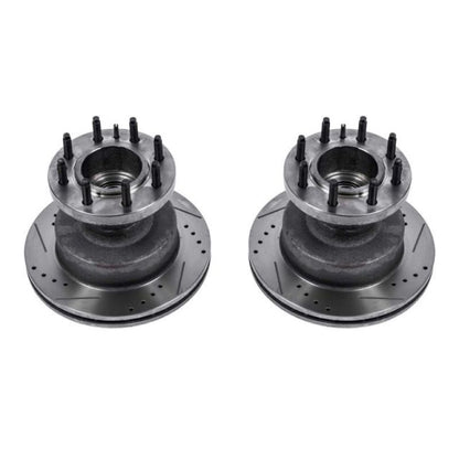 PowerStop Power Stop 03-07 Ford E-450 Super Duty Front Drilled & Slotted Rotor - Pair