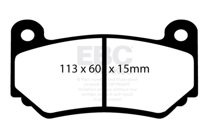 EBC Racing 2010+ Lotus Elise RP-1 Race Front Brake Pads