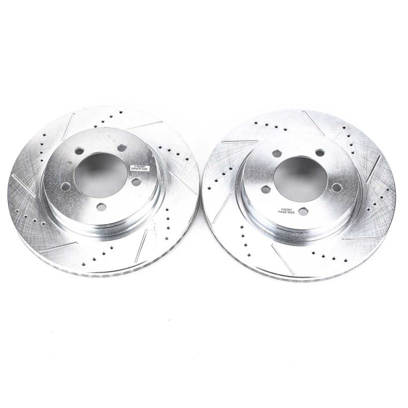 PowerStop Power Stop 02-05 Ford Explorer Front Evolution Drilled & Slotted Rotors - Pair