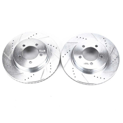 PowerStop Power Stop 02-05 Ford Explorer Front Evolution Drilled & Slotted Rotors - Pair