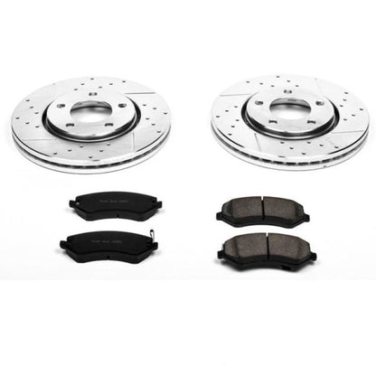 PowerStop Power Stop 03-07 Chrysler Town & Country Front Z23 Evolution Sport Brake Kit