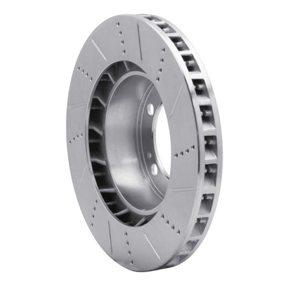 R1 Concepts R1 86-91 Porsche 944 Except Turbo Right Front Drilled & Slotted Silver Brake Rotor