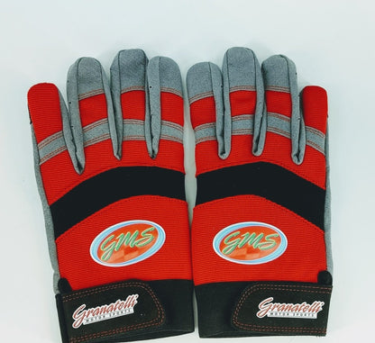 Granatelli Motor Sports Granatelli X-Large Mechanics Work Gloves - Red/Gray/Black