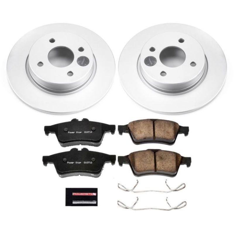 PowerStop Power Stop 2018 Ford EcoSport Rear Z17 Evolution Geomet Coated Brake Kit
