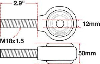 SPC Performance xAxis Rod End Ball Joint