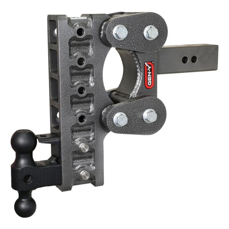 GEN-Y Hitch Gen-Y The Boss Torsion-Flex 2in Shank 10in Drop 16K Hitch w/GH-051 Dual-Ball/GH-032 Pintle Lock