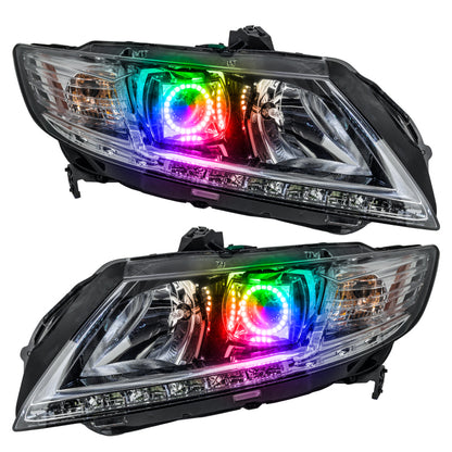 ORACLE Lighting Oracle Honda CRZ 10-16 Halo Kit - ColorSHIFT w/o Controller