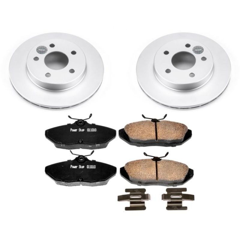 PowerStop Power Stop 93-97 Ford Thunderbird Rear Z17 Evolution Geomet Coated Brake Kit
