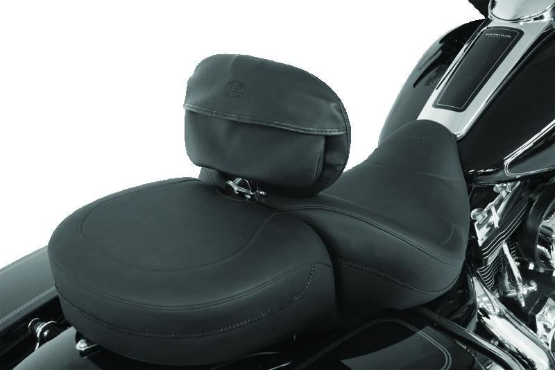 Mustang Motorcycle Mustang Harley Standard Touring Driver Backrest Pouch Cover - Black