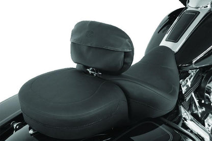 Mustang Motorcycle Mustang Harley Standard Touring Driver Backrest Pouch Cover - Black