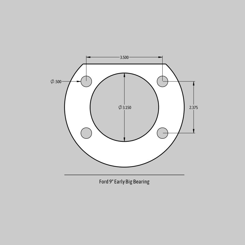 Baer Brakes Rear Ends w/ Ford 9in Early Big Bearing Housing Ends 13in Pro+ Rear SDZ Brake Kit - Blk