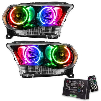 ORACLE Lighting Oracle 11-13 Dodge Durango SMD HL Halogen - Black - ColorSHIFT w/ 2.0 Controller