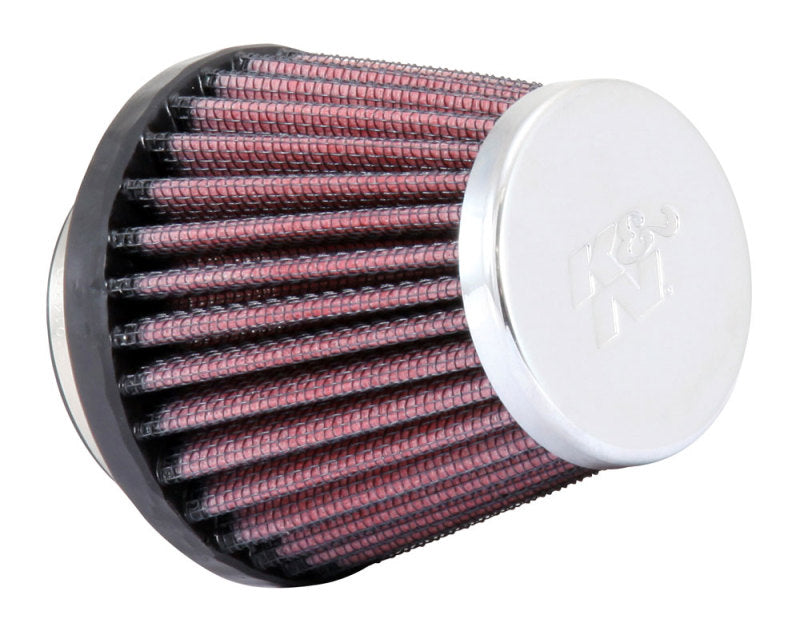 K&N Engineering K&N Universal Chrome Filter-Round Tapered-1.688in Flange ID x 2in Top OD x 3in Base OD x 2.75in H