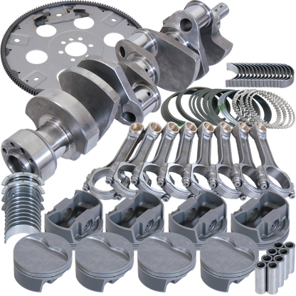 Eagle Chevy LT1350 1Pc 3.750in Crank 6.000in I-Beam 4.040in Pistons 168 Tooth FP Balanced Assembly