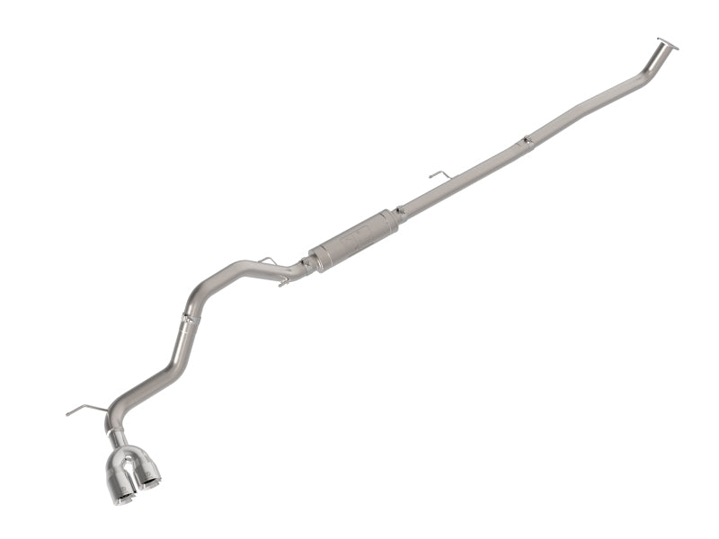 aFe 15-26 Toyota Hilux L4-2.4/2.8L (td) Vulcan Series 3in SS Rear-Side Exit Exhaust w/ Polished Tip