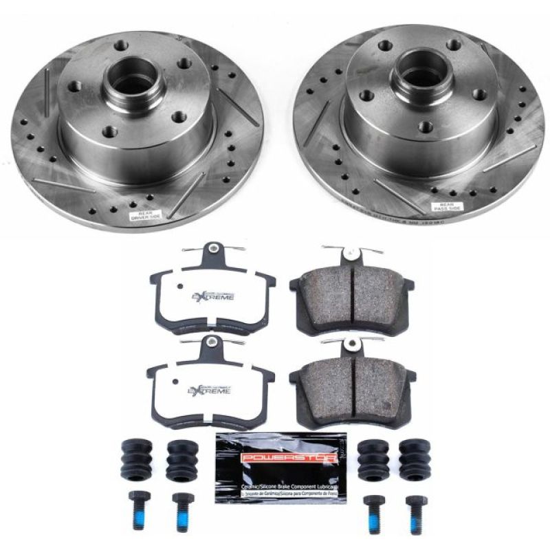 PowerStop Power Stop 96-97 Audi A4 Rear Z26 Street Warrior Brake Kit