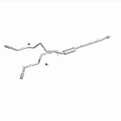 MagnaFlow 2019 Chevy Silverado 1500 V8 5.3L Street Series Dual Split Exit Exhaust w/ Polished Tips