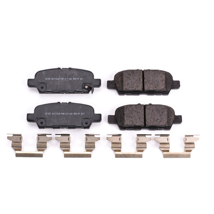 PowerStop Power Stop 11-12 Infiniti EX35 Rear Z17 Evolution Ceramic Brake Pads w/Hardware