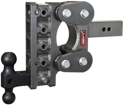 GEN-Y Hitch Gen-Y The Boss Torsion-Flex 2.5in Shank 7.5in Drop 1.1K TW 10K Hitch w/GH-031 Dual-Ball