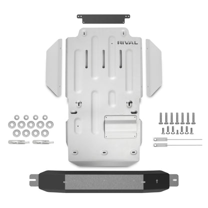 Rival 4x4 Rival 10-24 Toyota 4Runner Aluminum Transmission Transfer Case Catalytic Converter Skid Plate