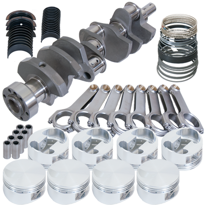 Eagle Chevy 454 1Pc 4.000in Crank 6.385in H-Beam -3cc Flat Top 4.280in Pistons Rotating Assembly