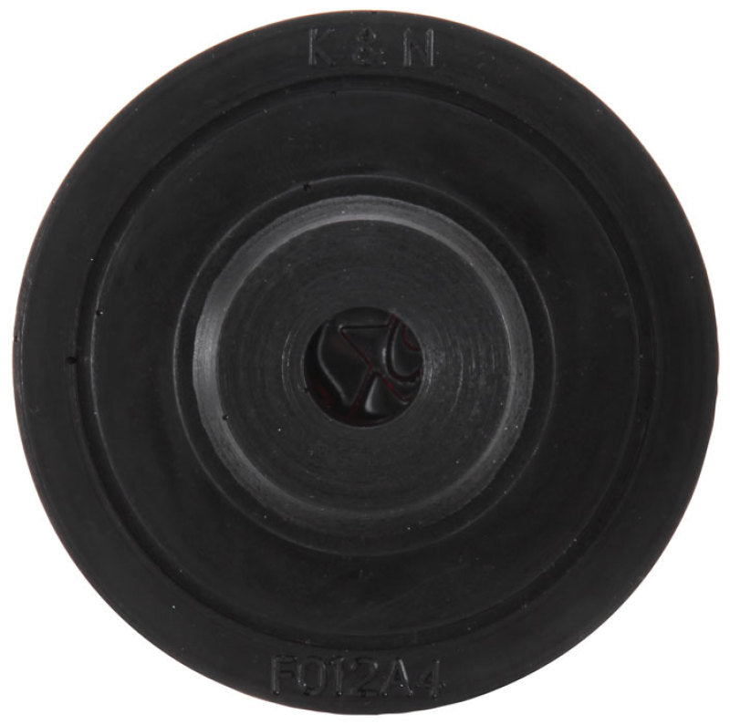 K&N Engineering K&N Rubber Base Chrome Top Push-In Crankcase Vent Filter 3in OD x 2-1/2in H.