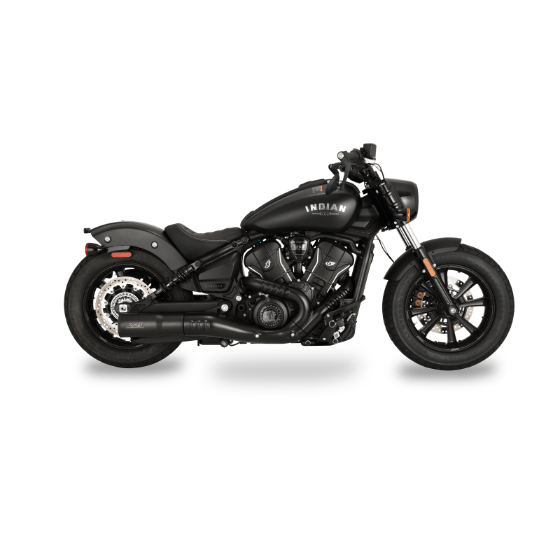 Vance and Hines Vance & Hines 2025 Indian Scout Hi-Output Black Slip-On Exhaust