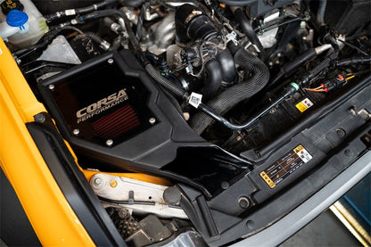 CORSA Performance Corsa 2021-2025 Ford Bronco 2.3L Closed Box Air Intake With DryTech 3D Dry Filter