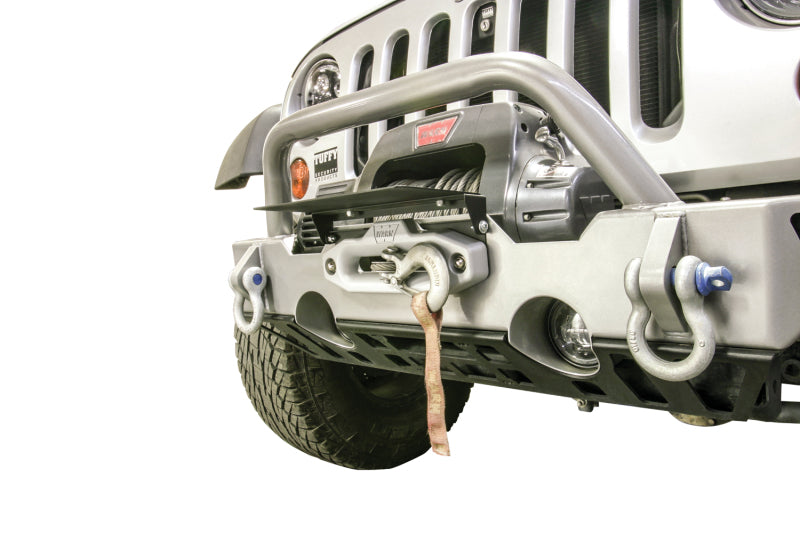 Tuffy Products Tuffy Flipup License Plate Holder- Winch W/Hawse- Blk