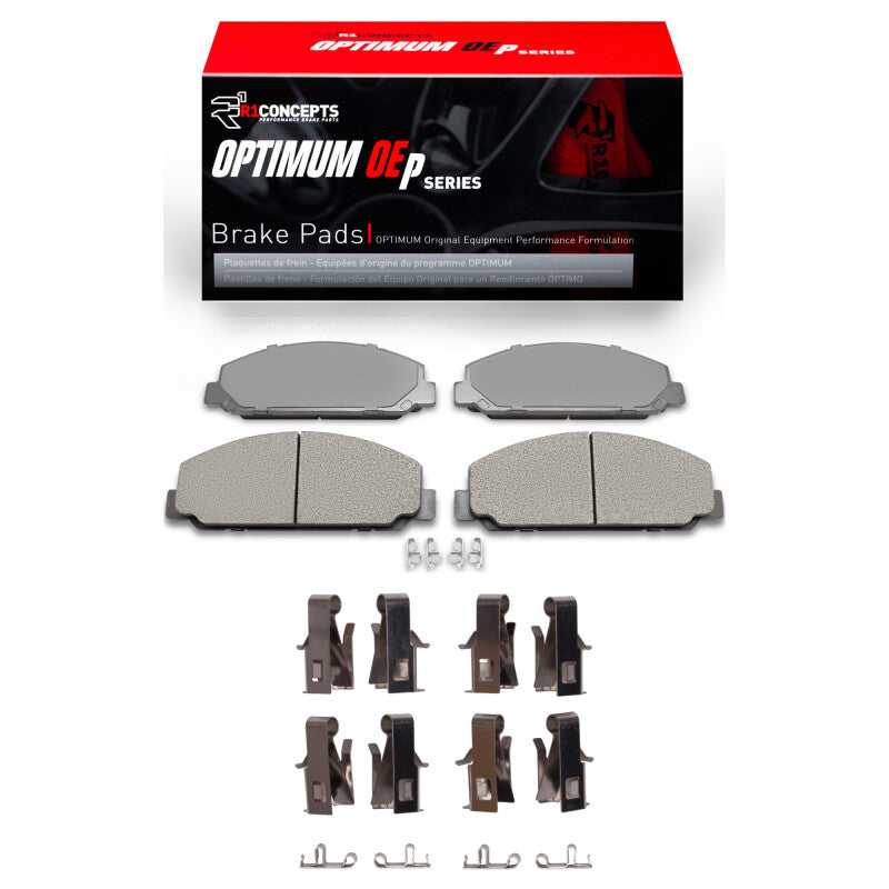 R1 Concepts R1 1999-2024 Chevrolet LCF4500HD Diesel Engine Front/Rear R1 Optimum OE Pads & Hardware Kit