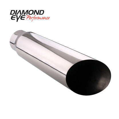 Diamond Eye Performance Diamond Eye TIP 5inX6inX18in BOLT-ON ANGLE-CUT 15-DEGREE ANGLE CUT
