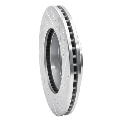 R1 Concepts R1 91-96 Toyota Previa Front Left Drilled & Slotted Silver Brake Rotor