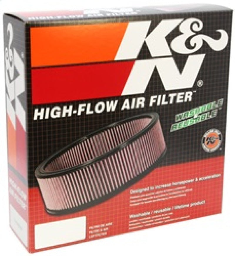 K&N Engineering K&N Custom Air Filter - Oval - 11.5in O/S L x 8.125in O/S W x 2in H