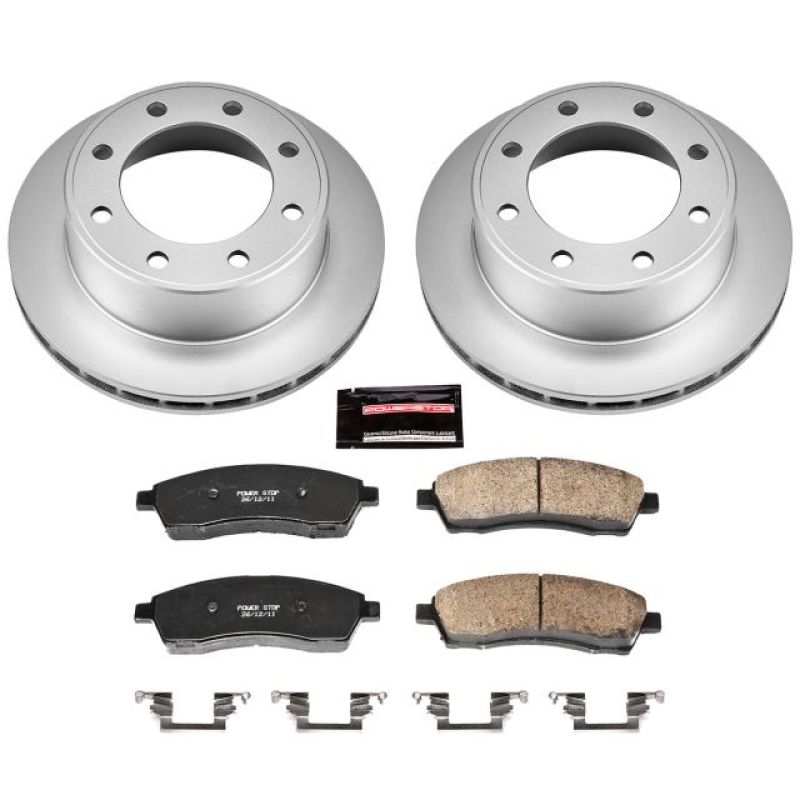 PowerStop Power Stop 00-05 Ford Excursion Rear Z17 Evolution Geomet Coated Brake Kit