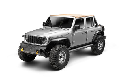 Go Rhino RealTruck 18-24 Jeep Wrangler 4dr VoltStep Electric Running Board Kit - Bedliner Coating