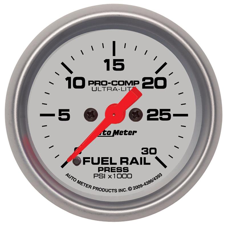 AutoMeter Gauge Rail Pressure (Ram 5.9L) 2-1/16in. 30Kpsi Digital Stepper Motor Ul