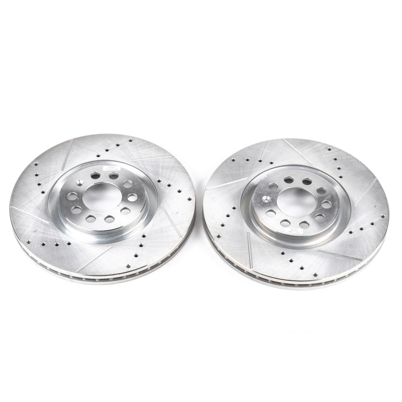 PowerStop Power Stop 99-06 Audi TT Front Evolution Drilled & Slotted Rotors - Pair